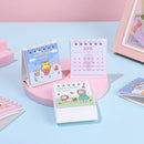 Organizer Yearly Agenda Portable Desktop Ornaments Cute Desk Calendar Mini