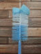 Blue Baby Bottle Brush 2pc Swiveling Action Nipple Cleaning Dishwasher Safe