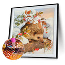 5D DIY Full Drill Diamond Painting Snow Hedgehog Cross Stitch Embroidery Mo