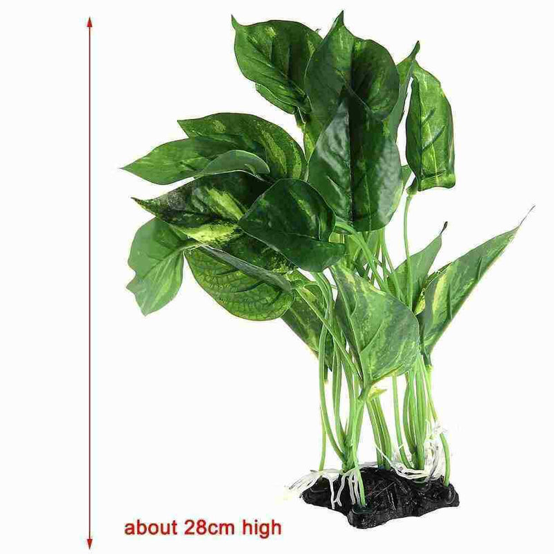 Simulation Aquarium Soft Water Grass Fish Tank Green Plastic Decor Material Q6L2