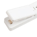 Mini Heat Bag Vacuum Heat Sealer for Plastic Bag Storage Food Snack (White)