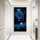 5D DIY Diamond Painting Kits Full Round Drill Moon Swan Lake Mosaic Picture Art