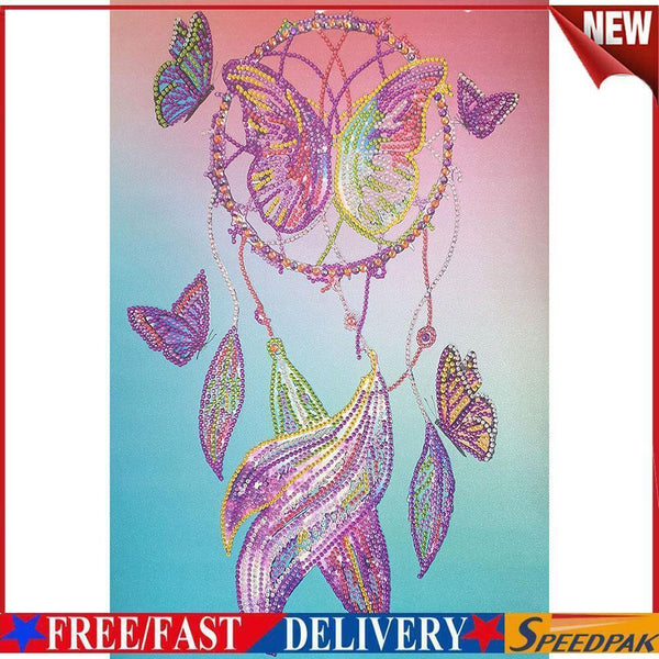Rhinestone Special Shaped 5D DIY Picture Kit Dream Catcher Diamond Painting #F