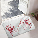 Halloween Anti-slip Bloody Mat Blood Bath Mat Horrible Floor Mat N ew?~