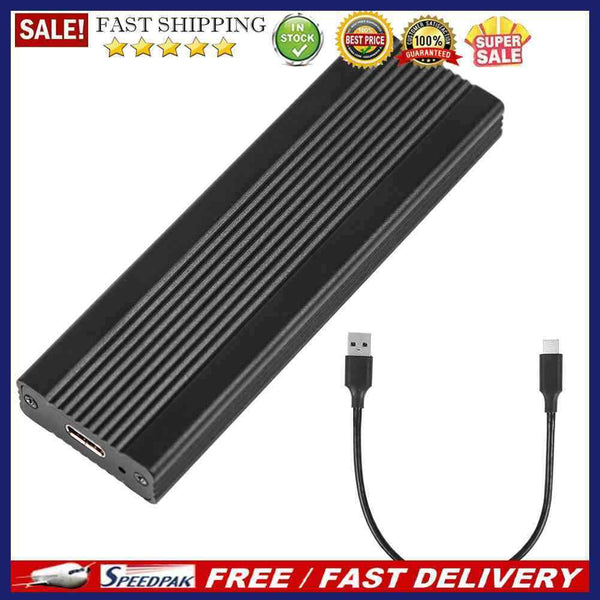 M.2 to USB Type-C Hard Drive Enclosure Case for NVME PCIE NGFF SATA M/B Key SSD