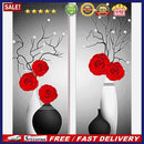 Diamond Painting 2 Panel 5D DIY Special Shaped Flower Vase Cross Stitch Cra