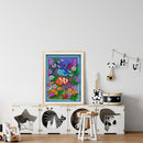 Diamond Painting Kit 5D Special Shaped DIY Clownfish Rhinestone Picture Ornam