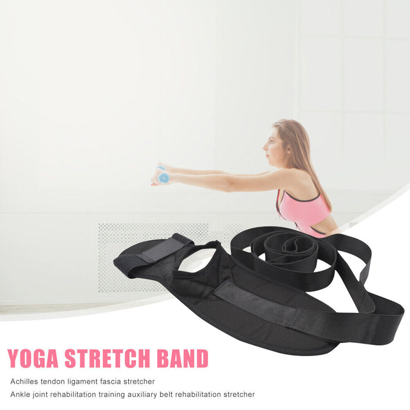 Yoga Ligament Stretching Belt Foot Rehabilitation Strap Ballet Trainer Leg Brace