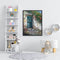 Oil Paint By Numbers Door Wall Flower Frameless Picture Craft Kit for Bedroom