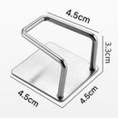 Bathroom Sponge Storage Wall Rack Sink Rack Self-adhesive Shelf (Black)
