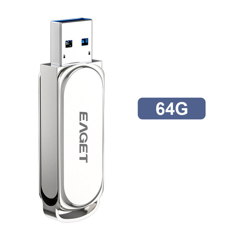 Eaget F80 USB 3.0 Flash Drive U Disk High Speed Memory Mini Pendrive (64G)