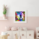 DIY 5D Girl Moon Full Square Rhinestone Painting Kit Diamond Drawing Room D