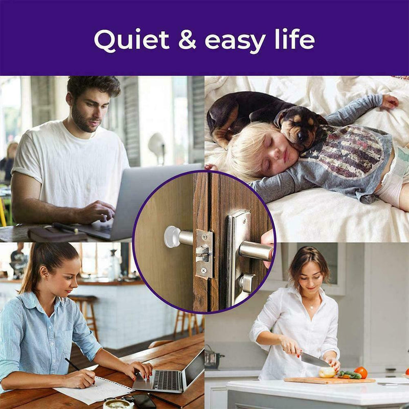 Self Adhesive Clear Silicone Gel Round Door Cabinet Pads Feet Bumper J3O7
