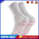 2pcs Unisex Winter Self-Heating Health Socks Pain Relief Stockings (White)