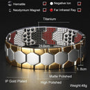 Black Germanium Energy Healing Detachable Bangle Magnetic Therapy Bracelet