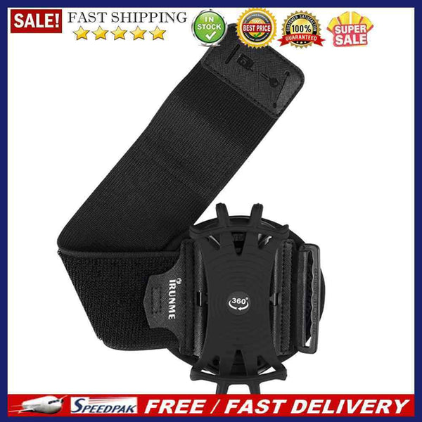 4-7 Inch Phone Wrist Case Fitness Running Removable Rotating Cell Phone Arm