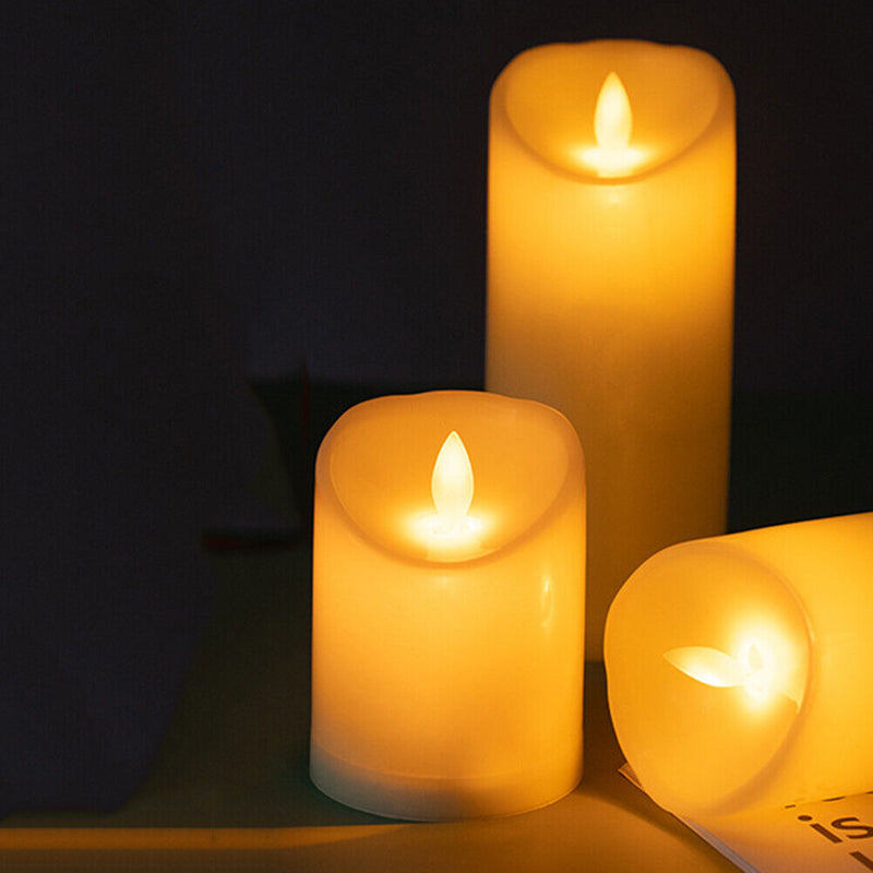 Flameless LED Tealight Flickering Wedding Romantic Home Party Candles Lights