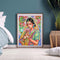 Partial Special Diamond Painting Kit Girl Holding Lotus Rhinestone Picture