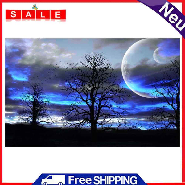 Broadroot Full HSS Wish Tree 5D Diamond DIY Painting Wall Art Craft Pictures Night