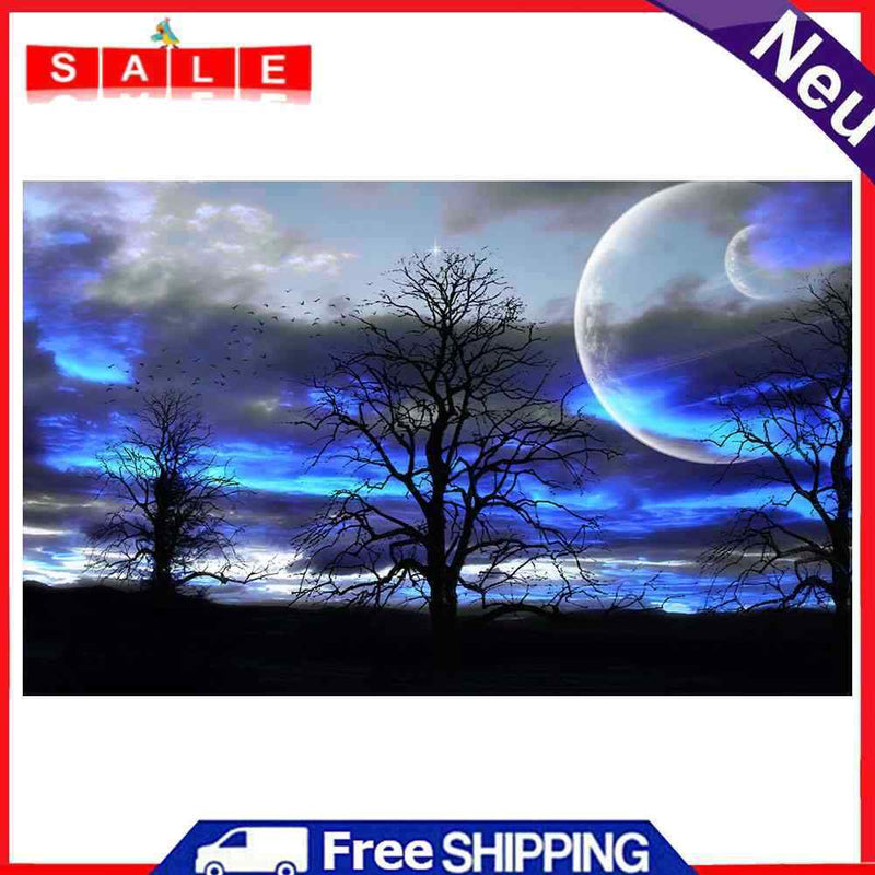 Broadroot Full HSS Wish Tree 5D Diamond DIY Painting Wall Art Craft Pictures Night