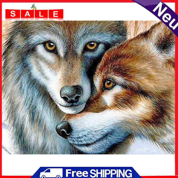 Diamond Painting 5D DIY Wolf Full Round Drill Picture