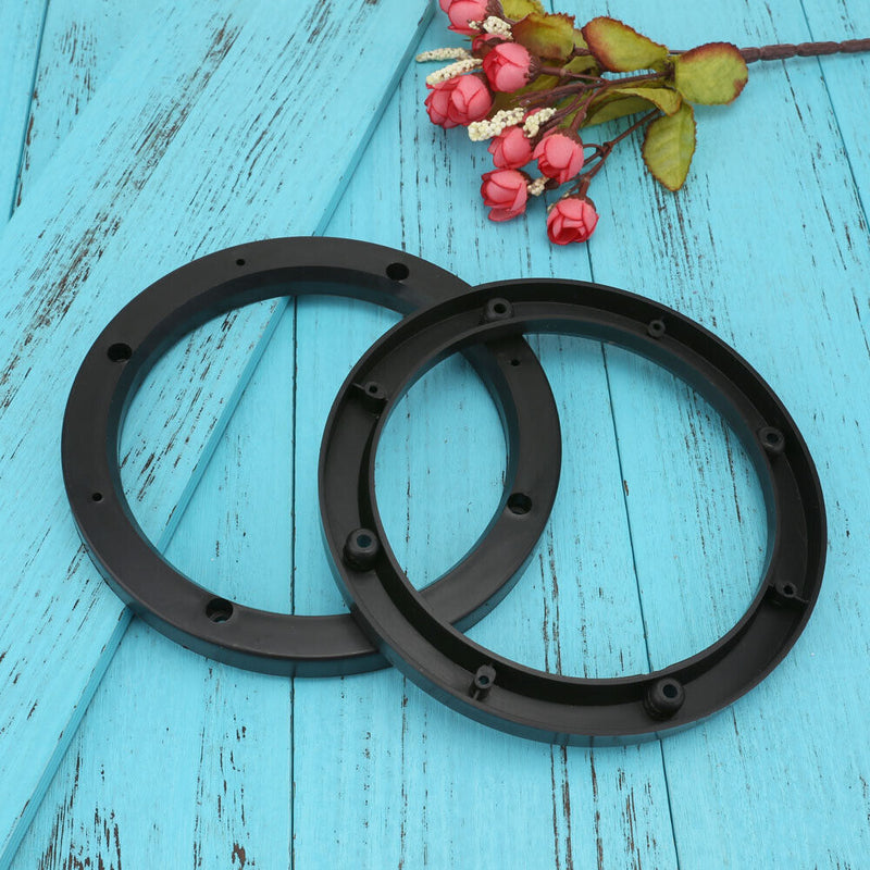 Universal 2pcs 6.5-Inch Beveled Speaker Spacer Adapter Built-in Audio Au