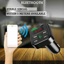 Car Wireless Bluetooth FM Transmitter MP3 Player USB Type-C Fast Charger Adapte`