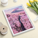 Full Round Drill Diamond Painting Cherry Blossom 5D DIY Mosaic Handmade Wall Art
