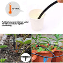 200x Drip Irrigation Barbed Connectors Watering System Fittings Kit for 4/7 Pants