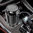 12V 2 in 1 Car Cup Holder Cooler Warmer for Drink Can Baby Bottle (Black)