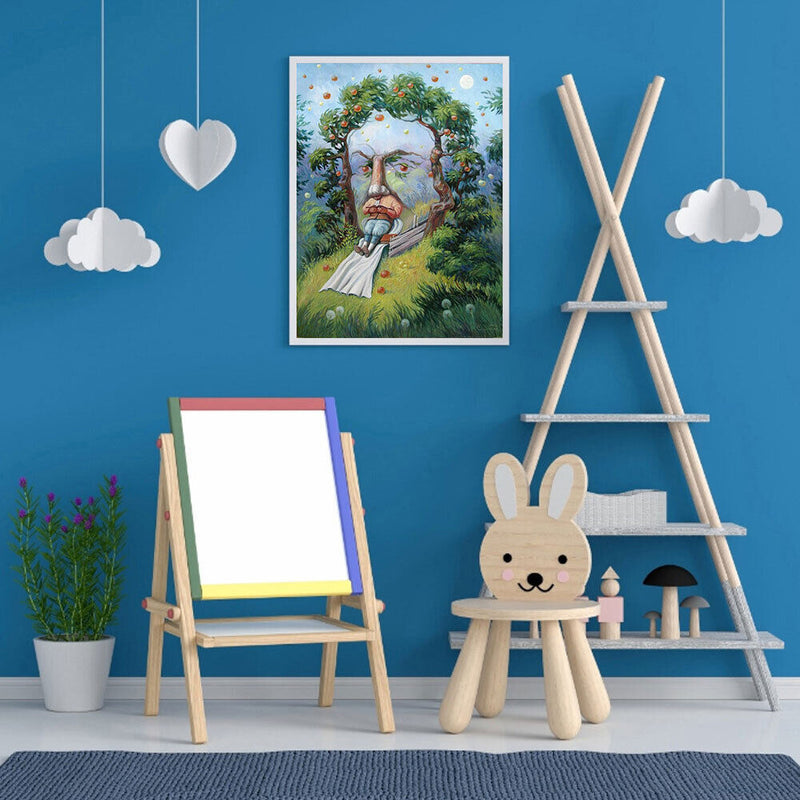 Abstract Tree Face Oil Paint By Numbers Kits Canvas Picture Wall Art DIY