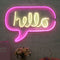 Neon Light Sign LED USB Tabletop Night Lamp Room Home Party Decor (Hello)