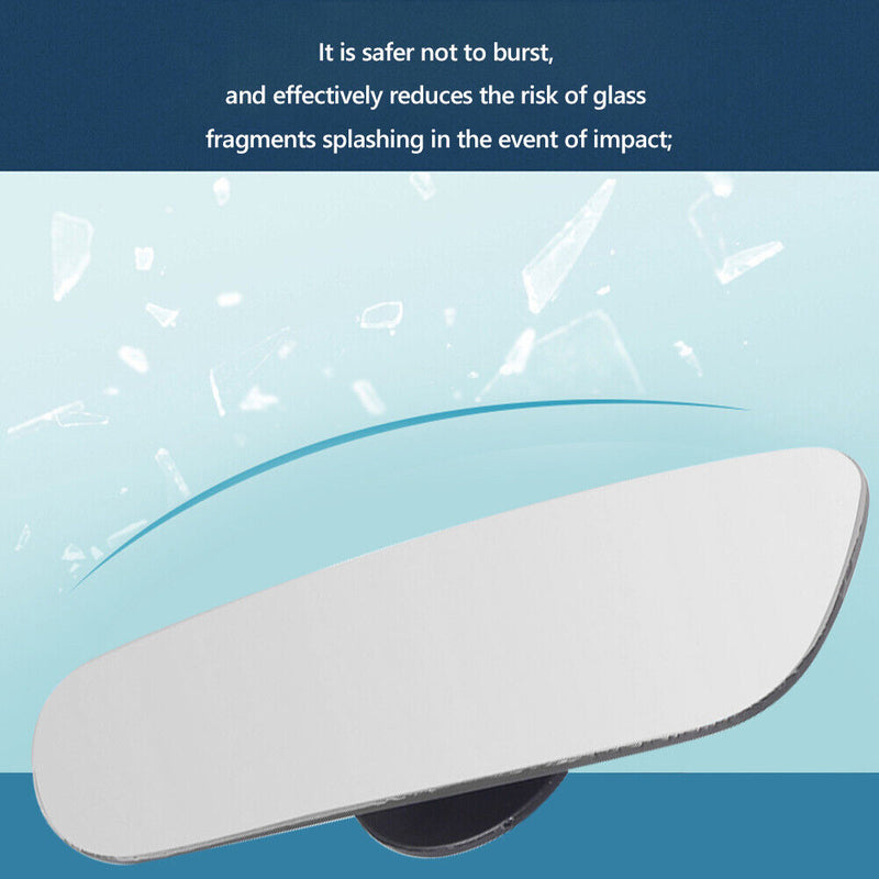 Universal Auto Wide Angle Rear View Mirror Car HD Frameless Blind Spot Mirr