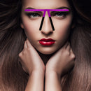 Three-point Positioning Eyebrow Ruler Positioning Tools for Women Lips Eyebrow