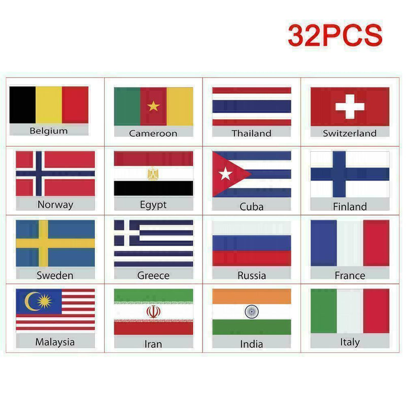National flag Colours Flash Cards Kids Toddlers Preschool Learning Q8 2Q6W F4V2