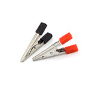 10Pcs Alligator Clips Vehicle Battery Test Lead Clips Probes 48mm Red+Black? ^?