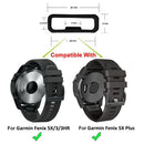 10pcs Silicone Watch Strap Keeper Loop Holder Retainer Ring for Garmin Fenix