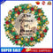 5D DIY Diamond Painted Christmas wreath Partial Special Rhinestone Set