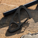 10pcs Stainless Steel Carabiner Set Outdoor Portable Mountaineering Buckle Cl