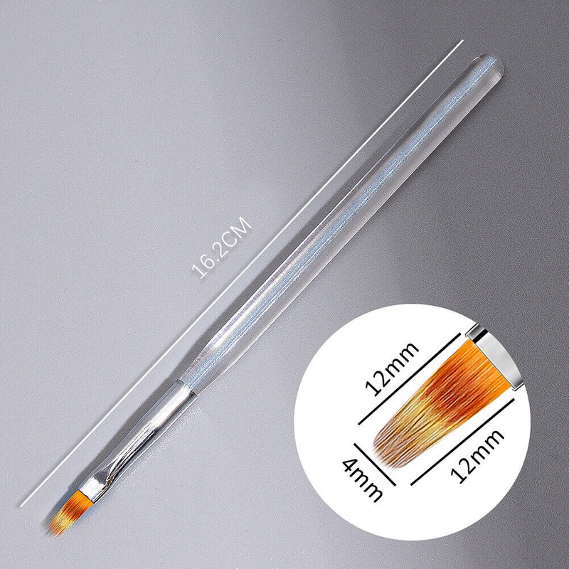 Nail Gel Brush Liquid Powder Carving Gel Smudge Line Drawing Pen for Manicure