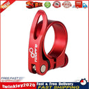 Bike Seat Tube Clip Quick Release MTB Bicycle Seatpost Clamp (Red 34.9mm) Newly