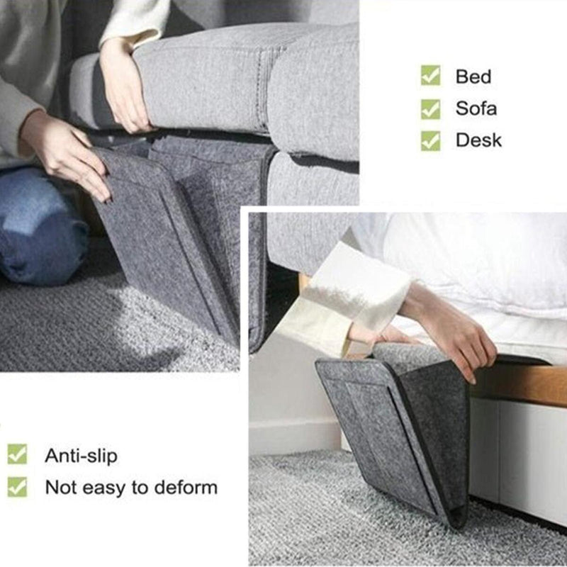 Hanging Sofa Bedside Storage Bag Pocket Bed Phone Book Holder Organizer N EW_