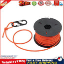 Elastic Reflective Outdoor Camping Tent Rope with Carabiner Hook (Orange) Newly