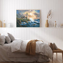 Lighthouse Landscape DIY Zero Base HandPainted Paint by Number Kits on Canvas