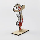 Decor Gift Home Desktop Decoration Chrismtas Wood Ornament Deer Table Craft