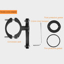 Bike Water Bottle Holder Adapter Double Screws MTB Cup Rack Clip (Black) Newly