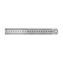 Stainless Steel Metal Straight Ruler Double Sided Measuring Tool (200mm) Newly