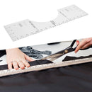 Ruler Alignment Aid Crew Neck Calibration DIY Sewing Clothing Tool T-Shirt