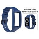 Strap for Huawei Honor Band 6 Pro Silicone Wristband Replace (Navy Blue) Newly