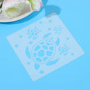 Ocean Sea Animal Painting Hollow Template 6x6Inch Creatures Stencil